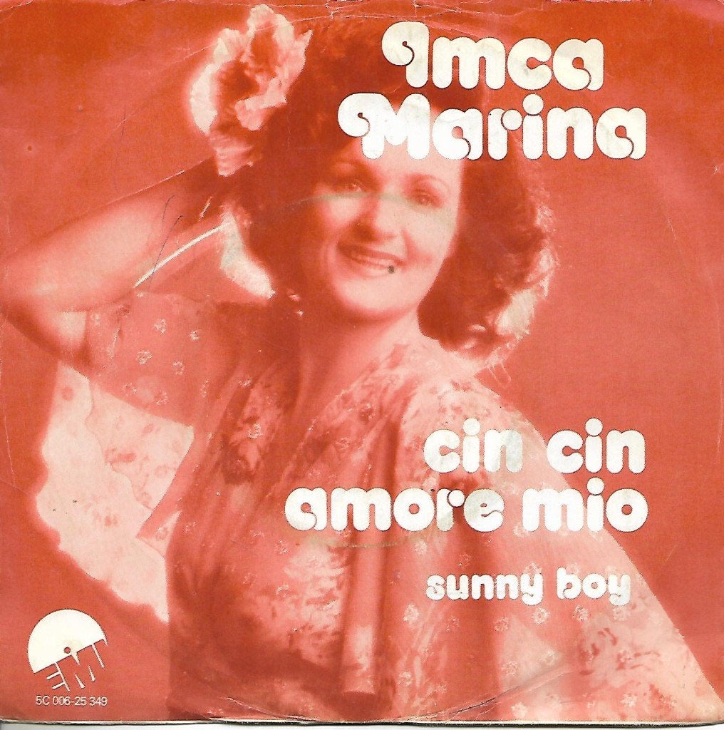 Imca Marina - Cin cin amore mio, Ophalen of Verzenden, Gebruikt, 7 inch, Overige genres