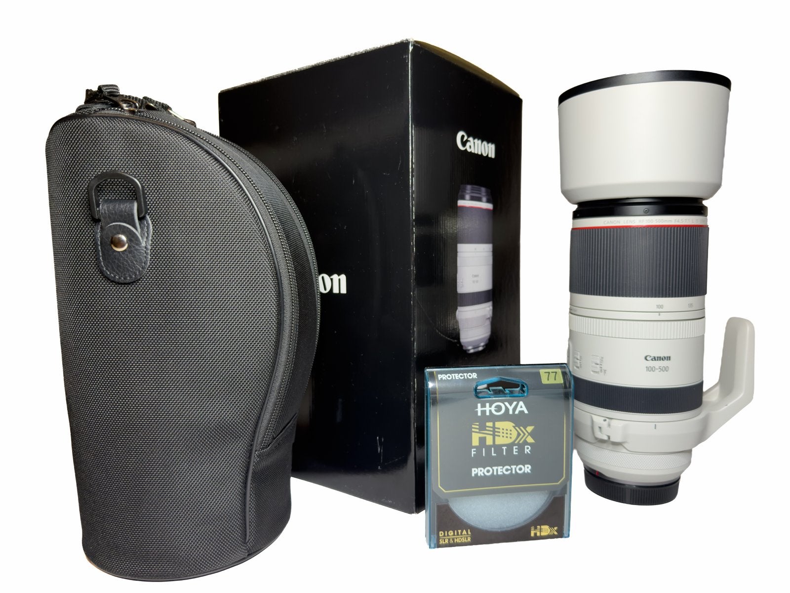 Canon RF 100-500mm F4.5-7.1L IS USM - als nieuw, Audio, Tv en Foto, Ophalen, Statiefgondel, Canon, Canon RF