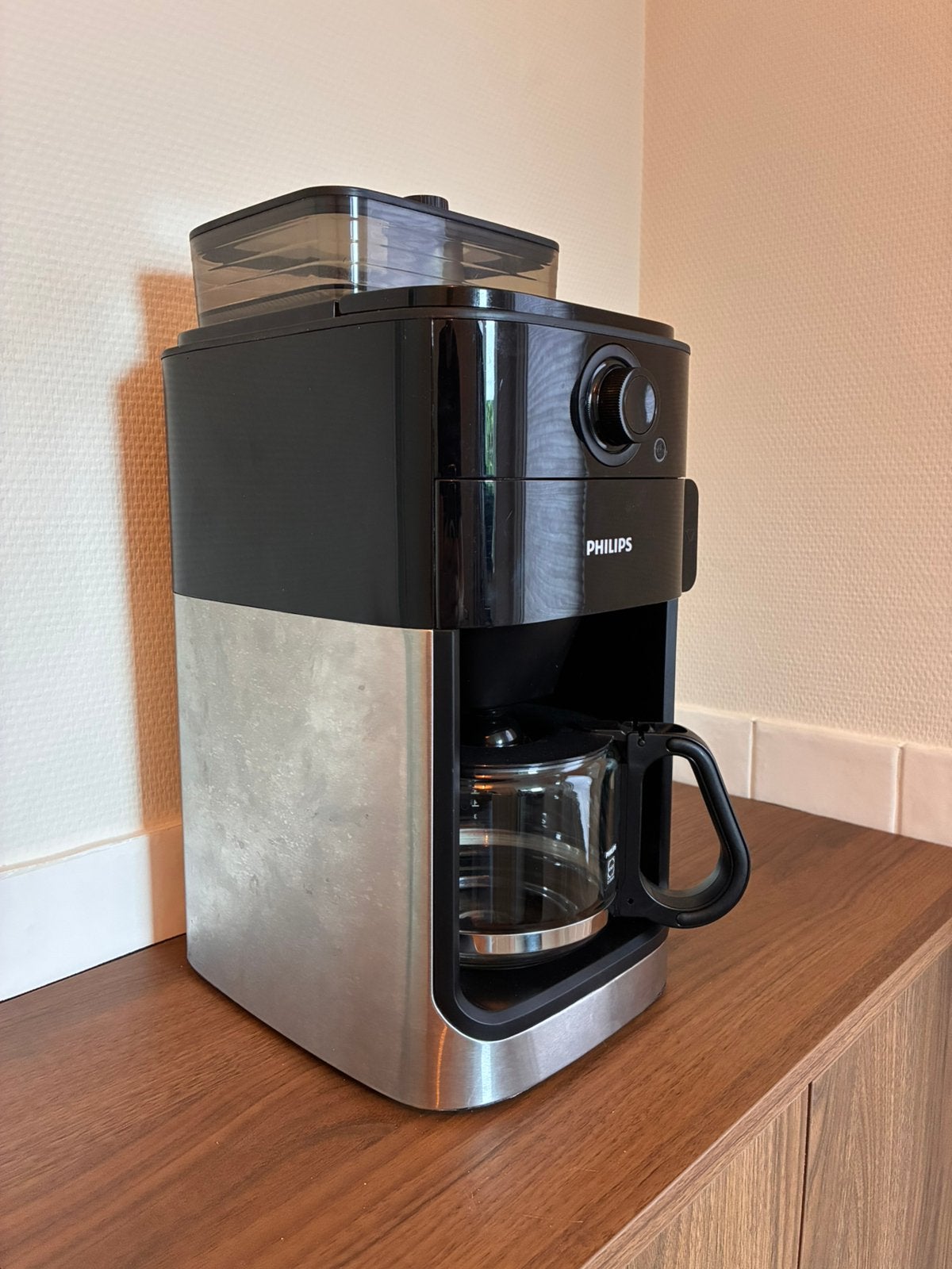 Philips bonen en snelfilter koffiezetapparaat, type: HD7761, Witgoed en Apparatuur, Koffiezetapparaten, Ophalen, Gebruikt, 10 kopjes of meer