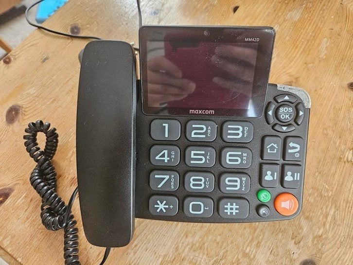 Maxcom MM42D Senioren Telefoon - Zo goed als nieuw, Ophalen, Zo goed als nieuw, 1 handset