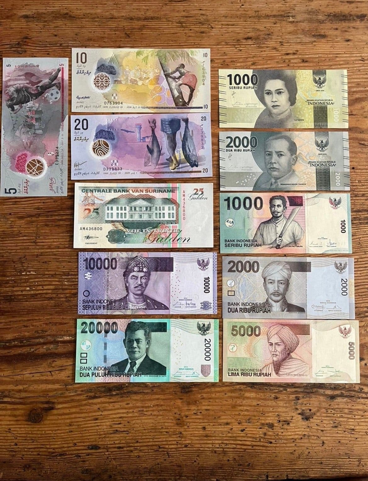 Bankbiljetten 57x varia wereld 35€ incl verzenden !!!, Postzegels en Munten, Munten en Bankbiljetten | Verzamelingen, Ophalen of Verzenden