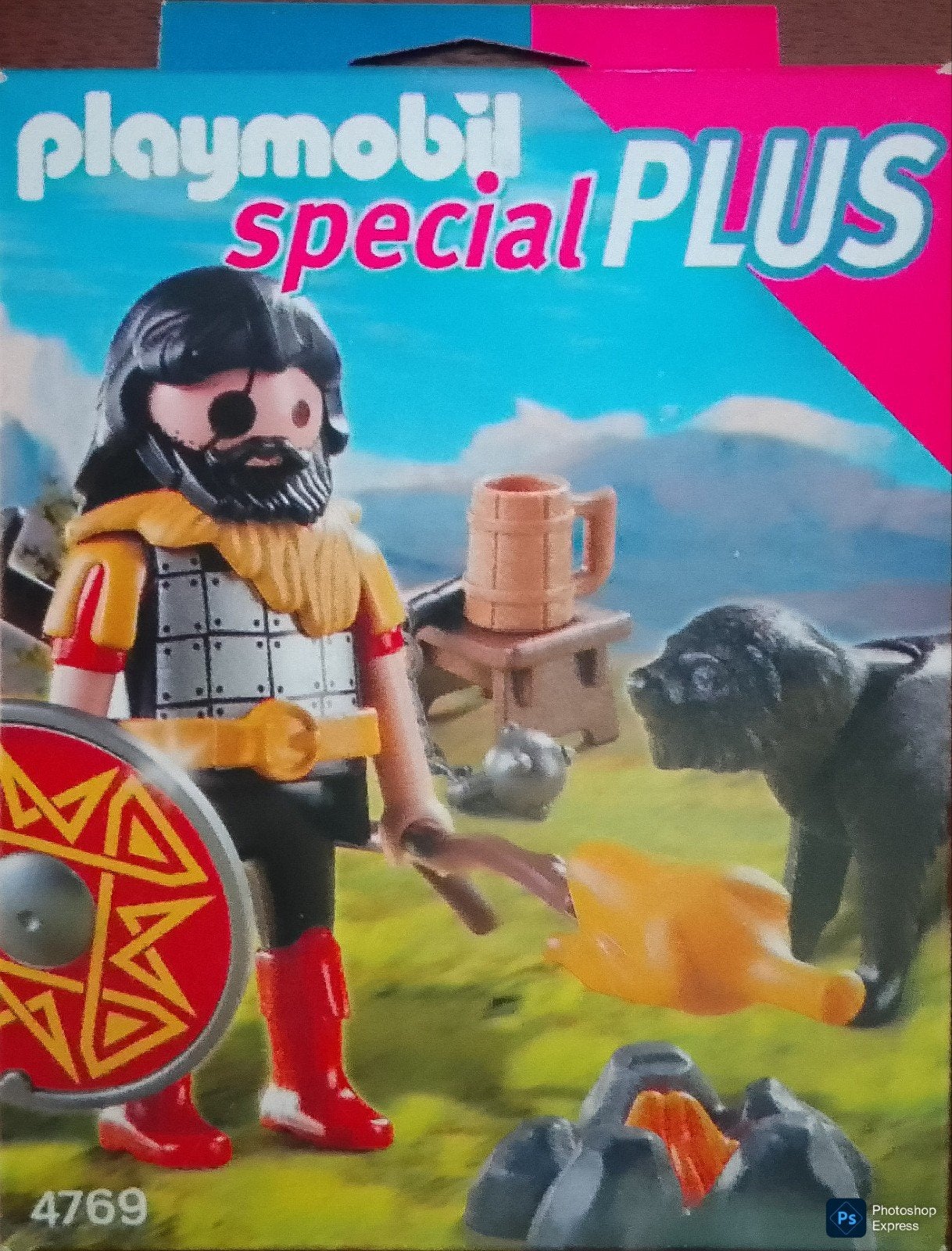 Special Plus Barbaar Met Kampvuur En Hond 4769, Ophalen of Verzenden, Gebruikt, Complete set