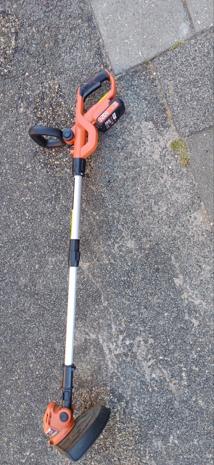 Trimmer/kantenmaaier voor kleinere gazons incl accu oplader, Tuin en Terras, Gebruikt, Accu, Ophalen of Verzenden, Power Plus
