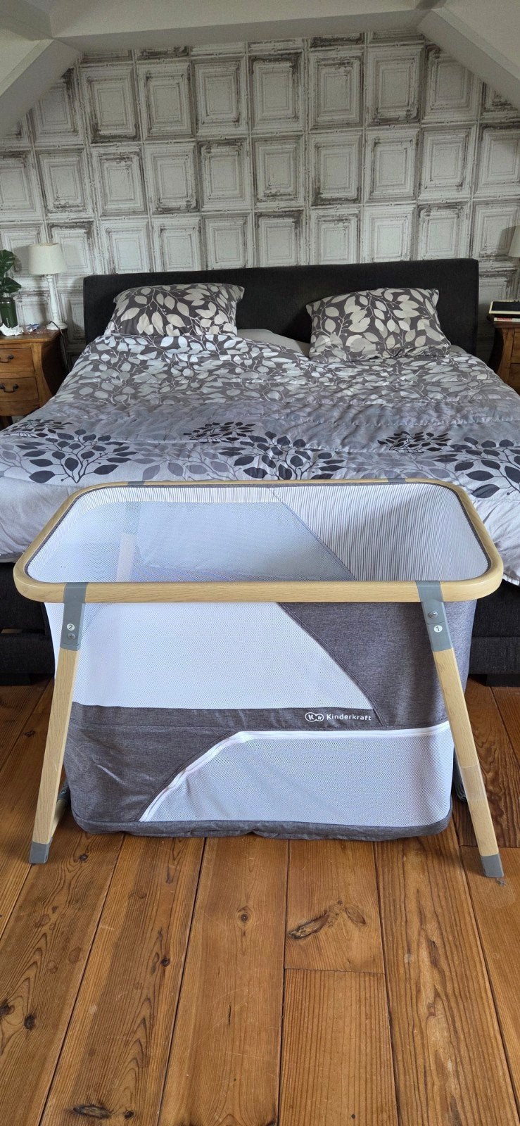 Kinderkraft SOFI 4-in-1 (Reisbed/Wieg) + luxe Childhome Matr, Ophalen, Zo goed als nieuw, Wieg