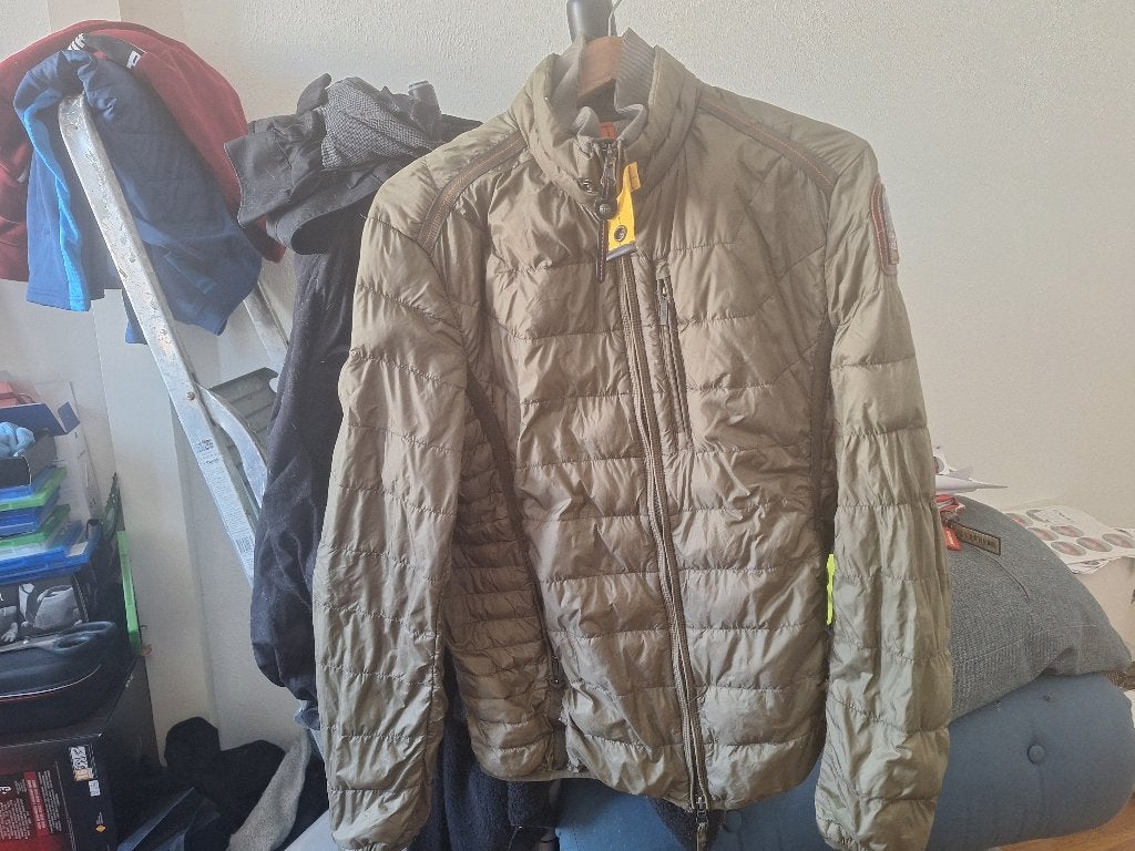 Originele parajumpers jas(lees beschrijving), Kleding | Heren, Ophalen of Verzenden, Gedragen, Maat 46 (S) of kleiner, Groen