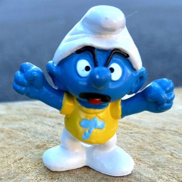Snappy Smurf / Fauli Smurf - 20401, Ophalen of Verzenden, Nieuw, Verschillende Smurfen, Poppetje, Figuurtje of Knuffel