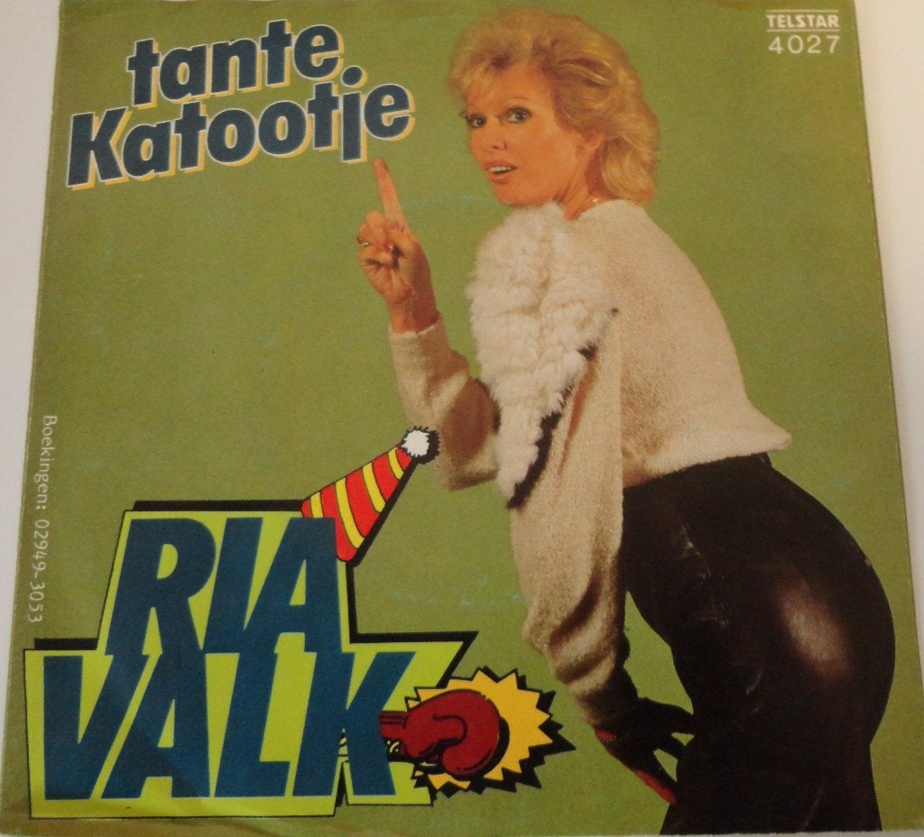 Ria Valk > 'n klap op m'n kontje, Ophalen of Verzenden, Gebruikt, 7 inch, Nederlandstalig