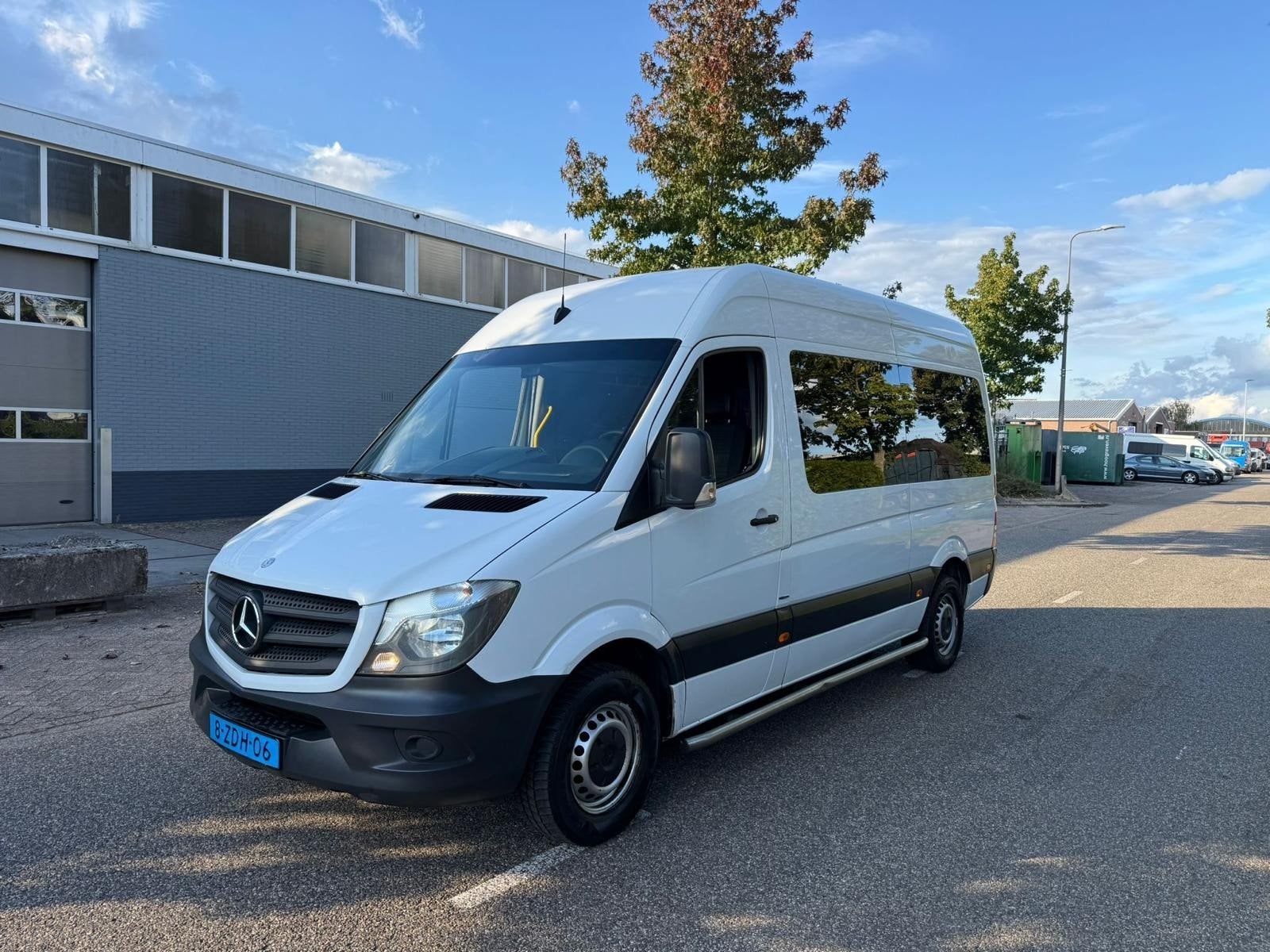 Mercedes-Benz Sprinter Combi 2.1 CDI 95KW AUT 2014 Wit, Auto's, Automaat, Euro 5, Zwart, Electronic Stability Program (ESP)
