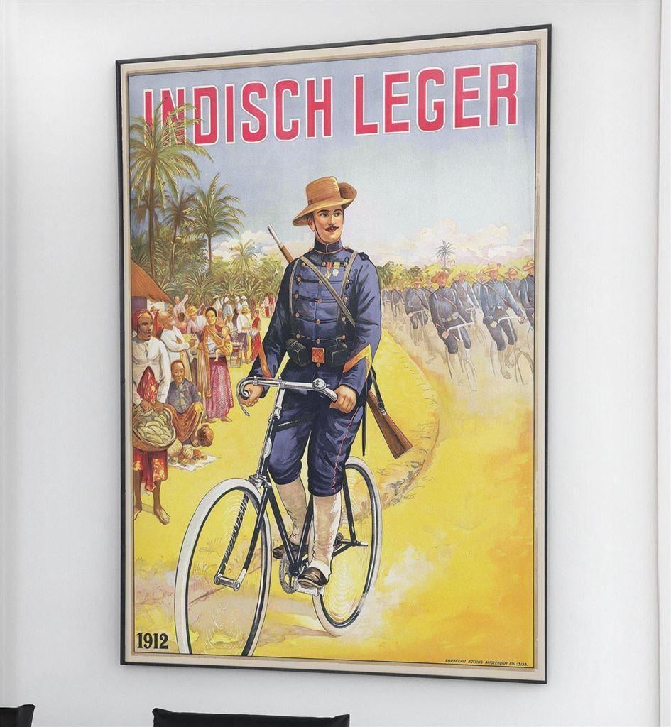 Indisch Leger KNIL Propaganda Poster Nederlands Indie, Verzenden, Landmacht, Nederland, Foto of Poster