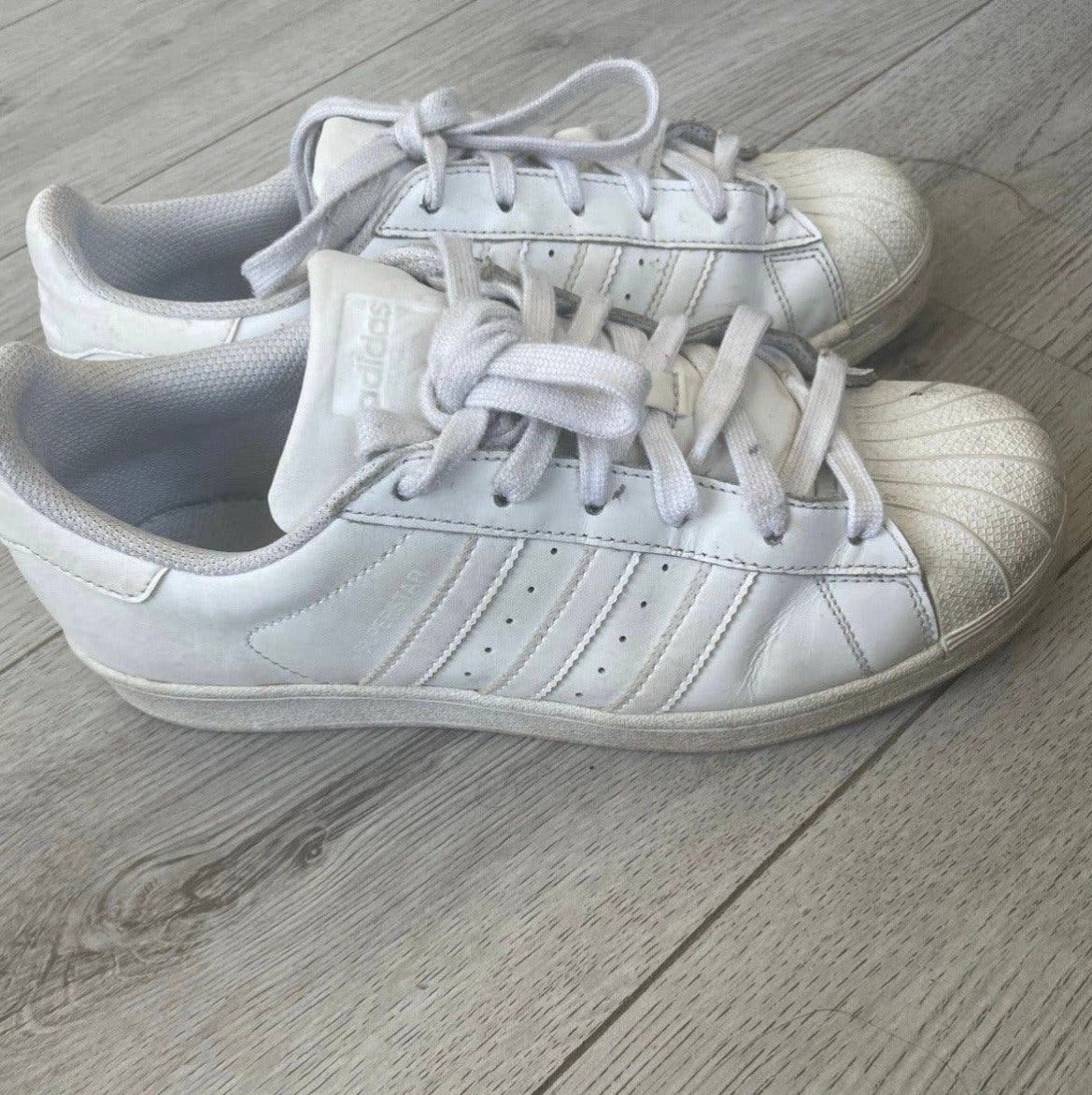 Adidas Superstar sneakers wit - Maat 38, Ophalen of Verzenden, Gedragen, Wit, Sneakers of Gympen