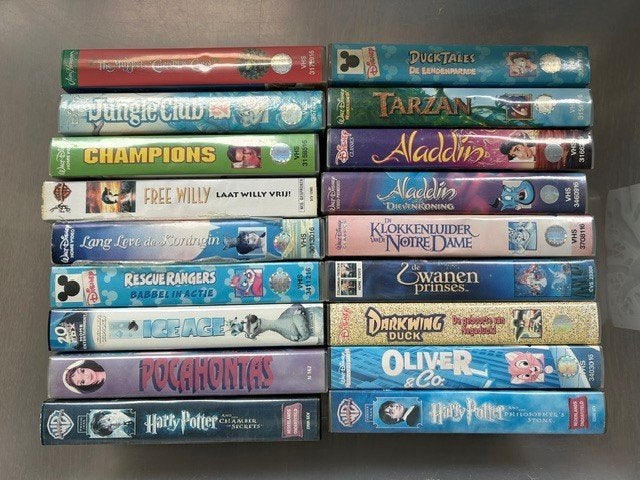 Videobanden - Disney, Cd's en Dvd's, Ophalen, Nederlands ondertiteld, Gebruikt, Tekenfilm