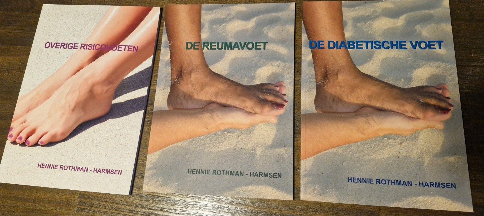 Podologie boeken Hennie Rothman - Harmsen (7 stuks), Ophalen, Hennie Rothman - Harmsen, HBO, Zo goed als nieuw