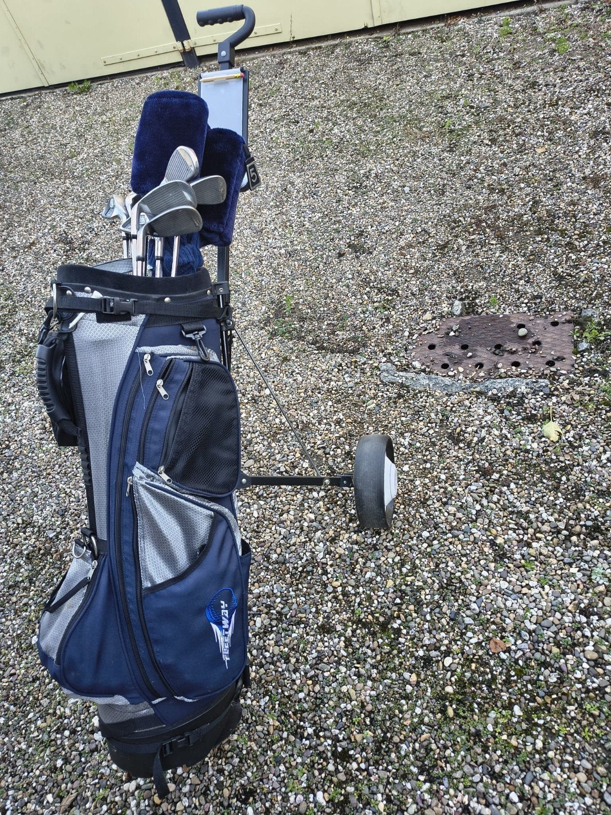 Longridge Professional Golfset met Tas, Kar, Ballen & Tees, Ophalen, Gebruikt, Set, Overige merken