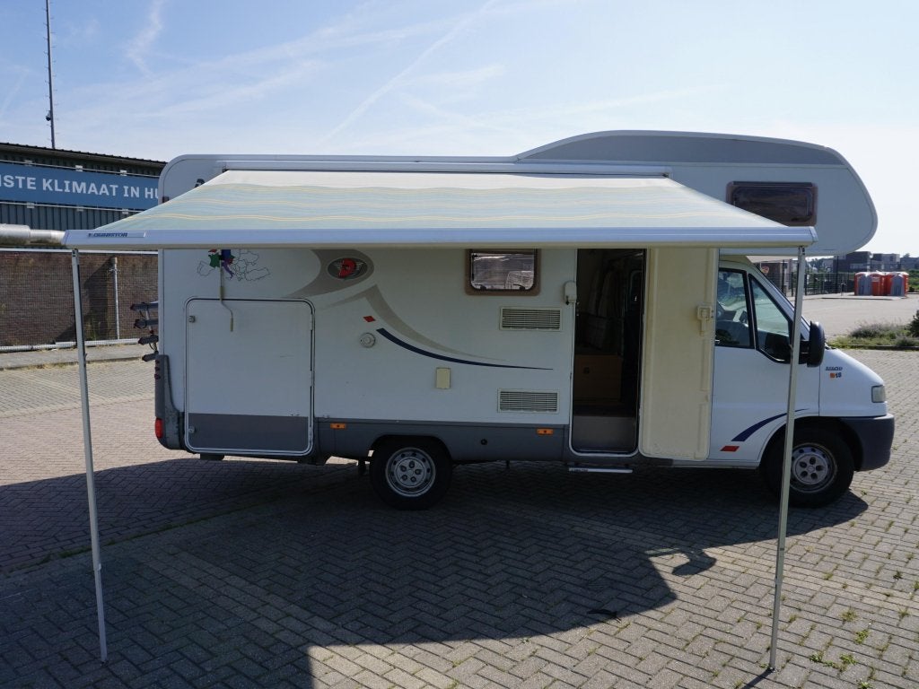 Dethleffs Globetrotter A 5880-2001-89657km- 6 persoons, Buitenlamp, Alkoof, Fiat, Particulier