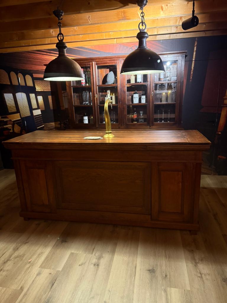 Antieke eiken bar set toog man cave cafe kroeg overkapping, Huis en Inrichting, Barren, Ophalen of Verzenden, Zo goed als nieuw