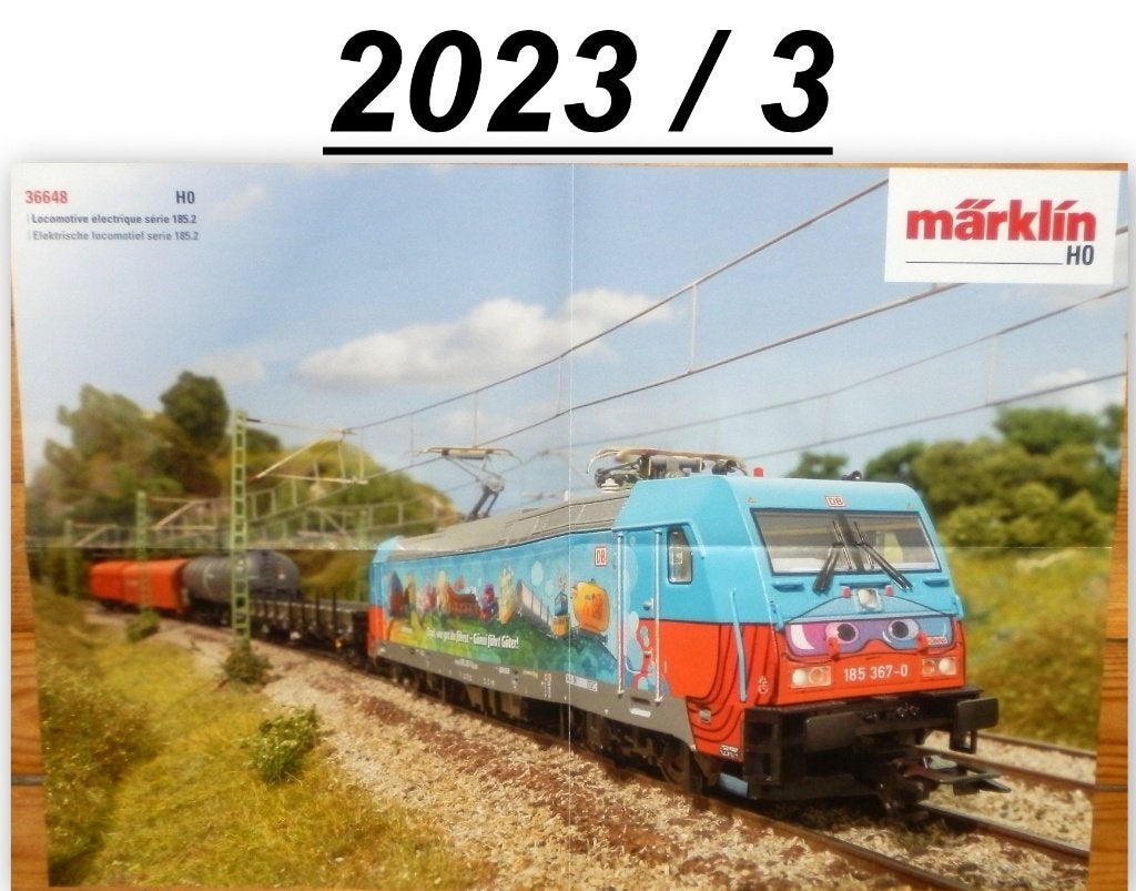 Märklin  poster jij rijdt goed - gunni rijdt goederen 2023/3, Rechthoekig Liggend, Ophalen of Verzenden, Zo goed als nieuw, A1 t/m A3