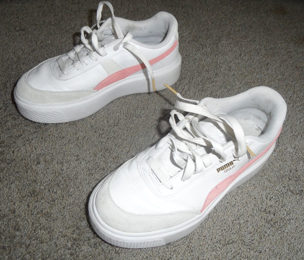 In goede staat: PUMA sportschoenen (Oslo), maat 39, Puma, Wit, Ophalen of Verzenden, Sneakers of Gympen