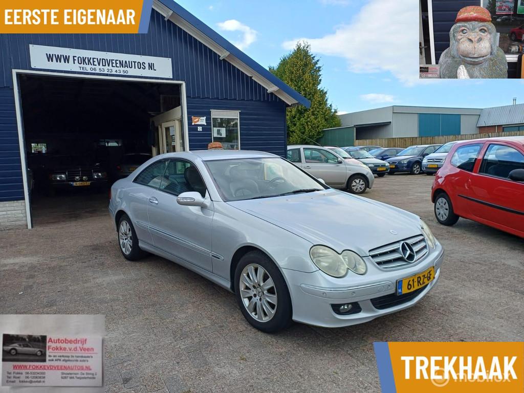 Mercedes CLK-klasse Coupé 200 K. Elegance 1se Eigenaar Alle, Auto's, Mercedes-Benz, Automaat, Achterwielaandrijving, Gebruikt