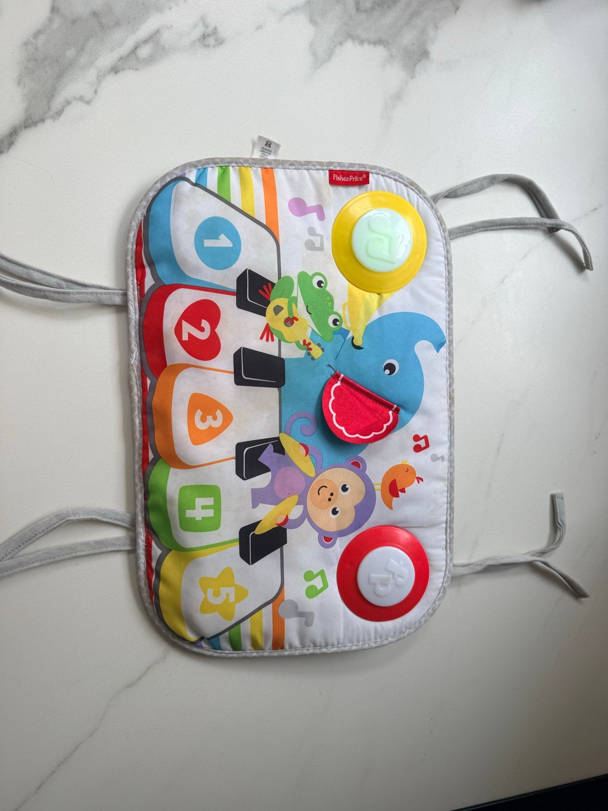 Fisher-Price Kick & Play Piano Gym Speelkleed Baby, Ophalen, Gebruikt, Overige typen, Met licht