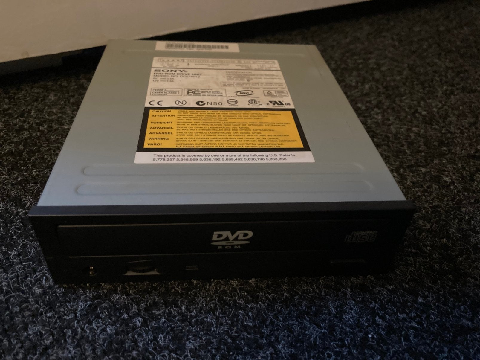 DVD Rom speler IDE, Computers en Software, Intern, Gebruikt, Ophalen of Verzenden, Windows