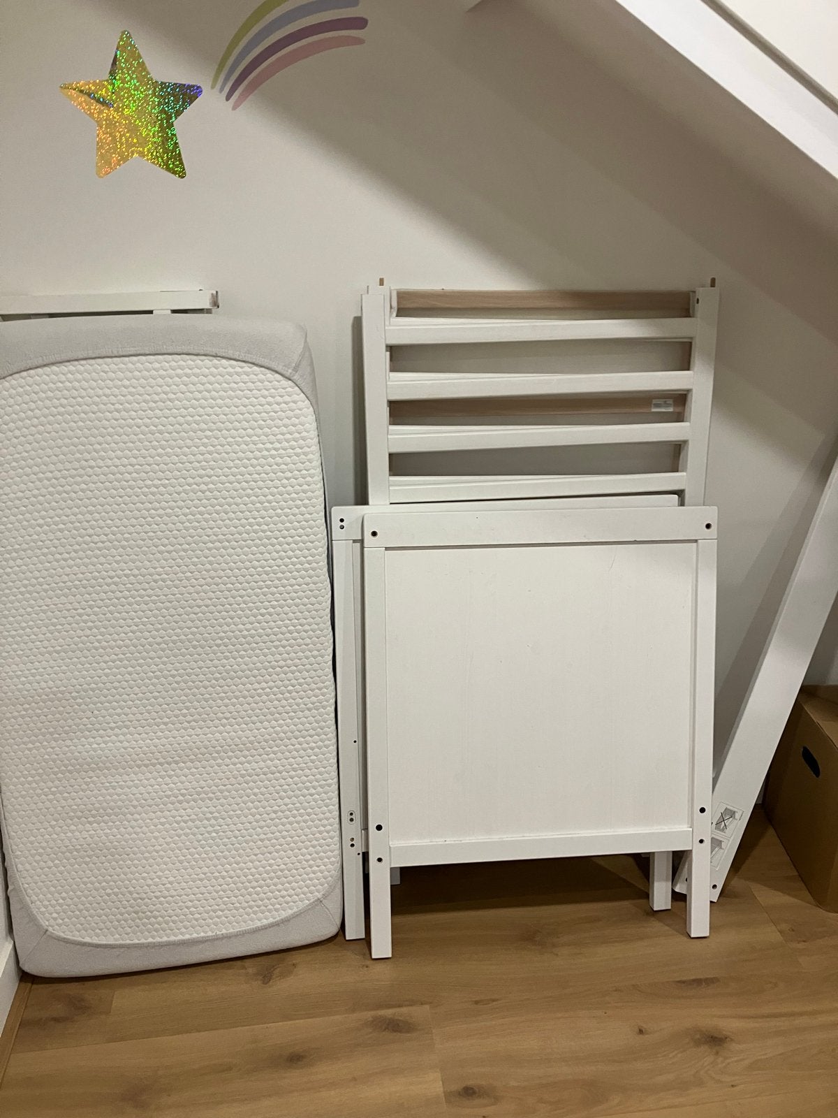 Ledikant met AeroSleep matras en beddengoed, Ophalen, Gebruikt, Ledikant