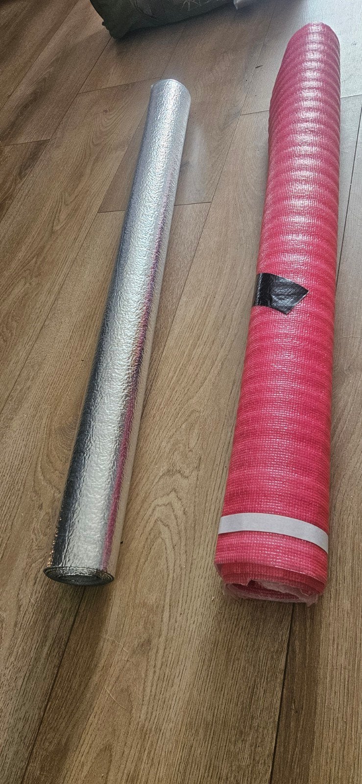 Isolatiemateriaal rollen - Folie en roze isolatie, Overige materialen, Nieuw, Minder dan 5 m², Ophalen