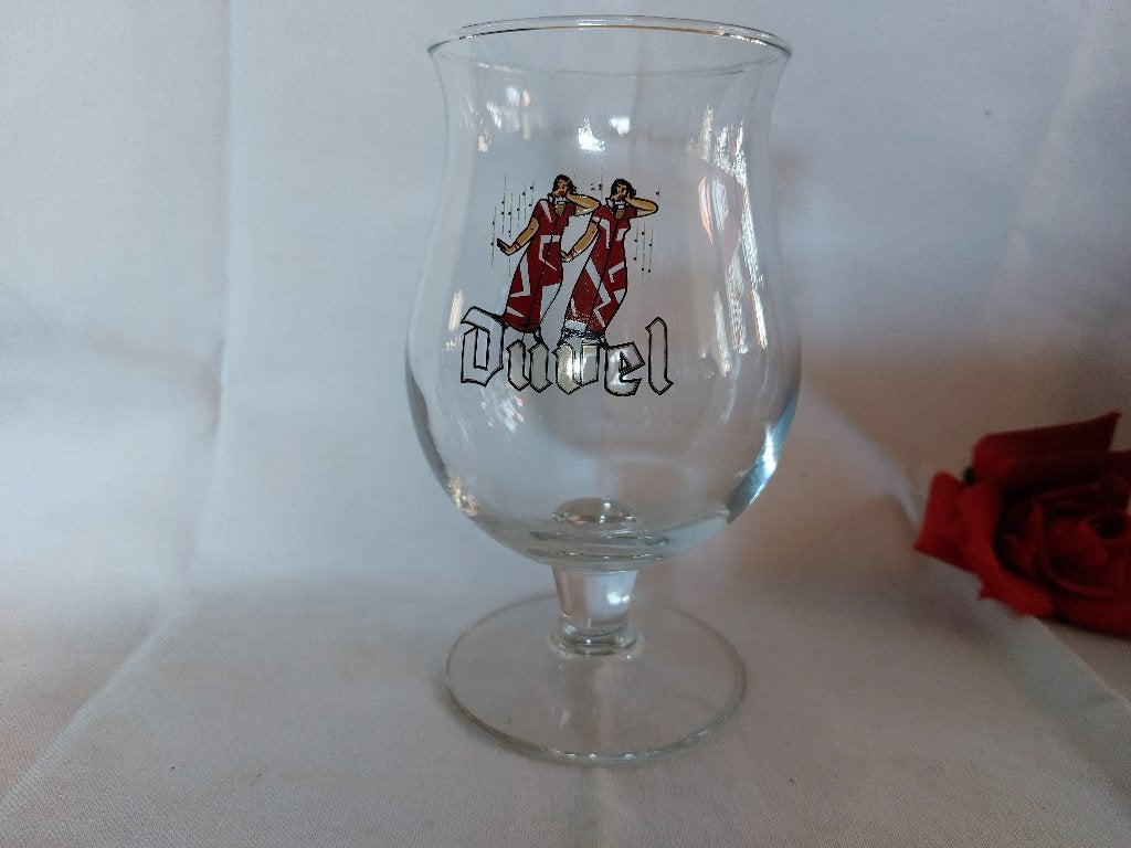 Duvel jaarglas 2004 || dansende vrouwen, Verzamelen, Biermerken, Ophalen of Verzenden, Zo goed als nieuw, Glas of Glazen, Duvel