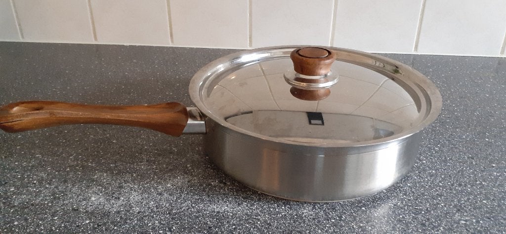 hapjespan, Ophalen, Gebruikt, Rvs, Keramische plaat