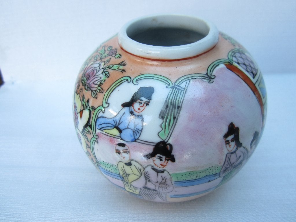Famille Verte gemberpot uit de 19e eeuw in Kangxi style., Ophalen of Verzenden