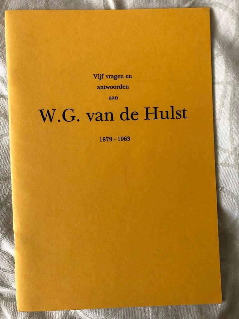 W.G.van de Hulst: deel GESCHENK Nederlandse Boekenweek 1932, Boeken, Boekenweekgeschenken, Verzenden, Gelezen