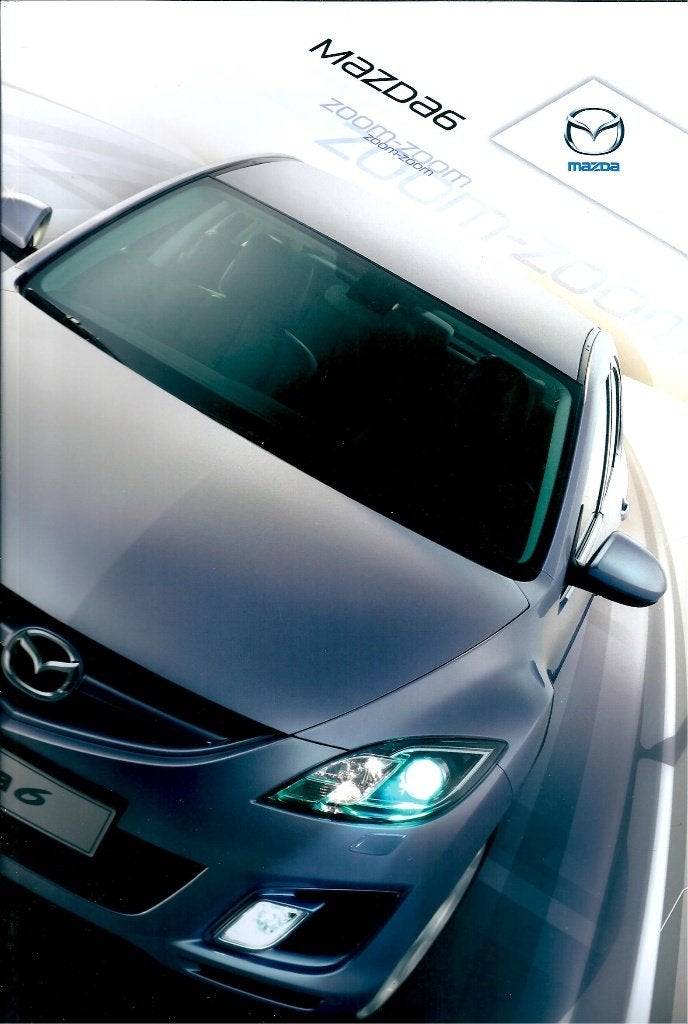 Brochure Mazda 6 2009, Ophalen of Verzenden, Gelezen, Mazda