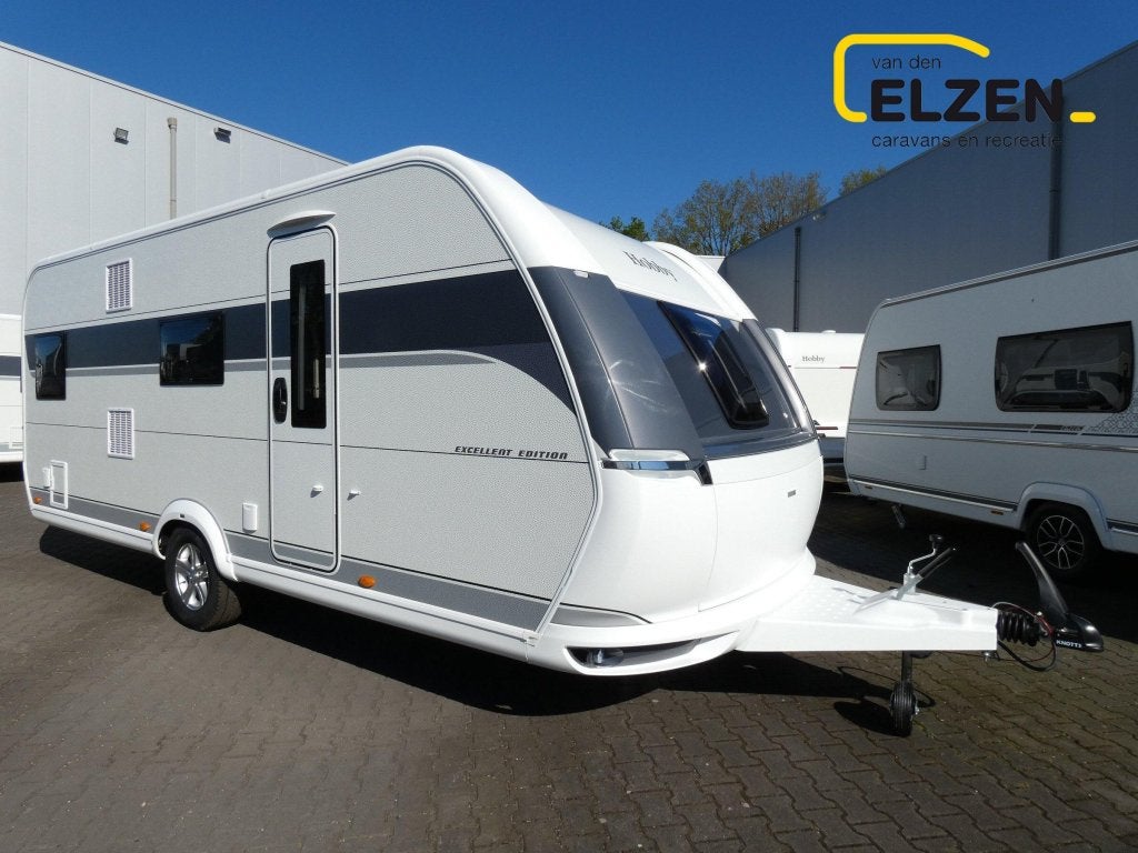 Hobby Excellent Edition 545 KMF actie prijs, incl. opties, Caravans en Kamperen, Caravans, Schokbreker, Hobby, Bedrijf, Treinzit