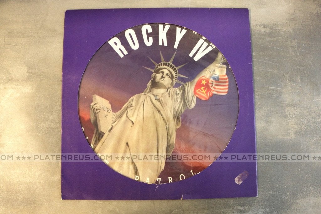 First Patrol - Fanfare From Rocky IV ,1986 Picture Disc 4700, Gebruikt, Pop, Overige formaten, Ophalen of Verzenden