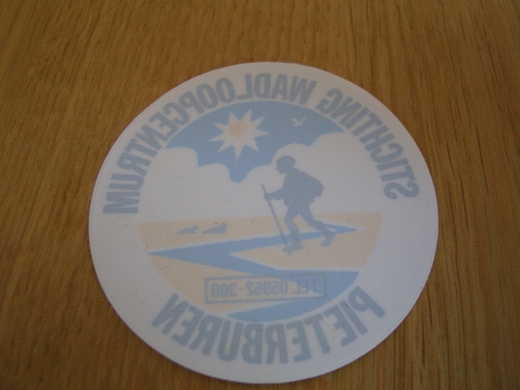 sticker raamsticker pieterburen stichting wadloopcentrum, Ophalen, Zo goed als nieuw