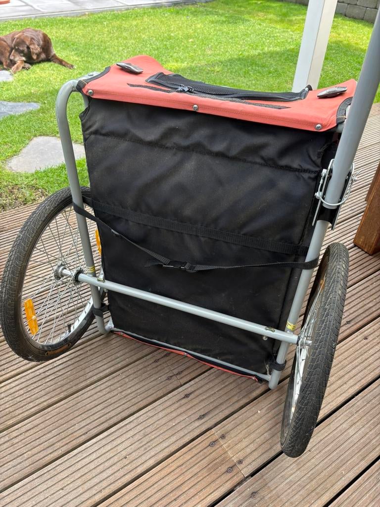 Honden fietskar, Fietsen en Brommers, Ophalen, Gebruikt, Minder dan 20 kg, Opvouwbaar