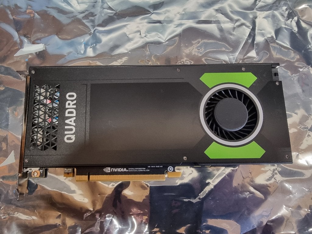 HP Quadro P4000 8GB GDDR5, PCIe 3.0 x16, 1-Slot, 4x DP, 5K), PCI-Express 3, DisplayPort, Ophalen of Verzenden, Nvidia