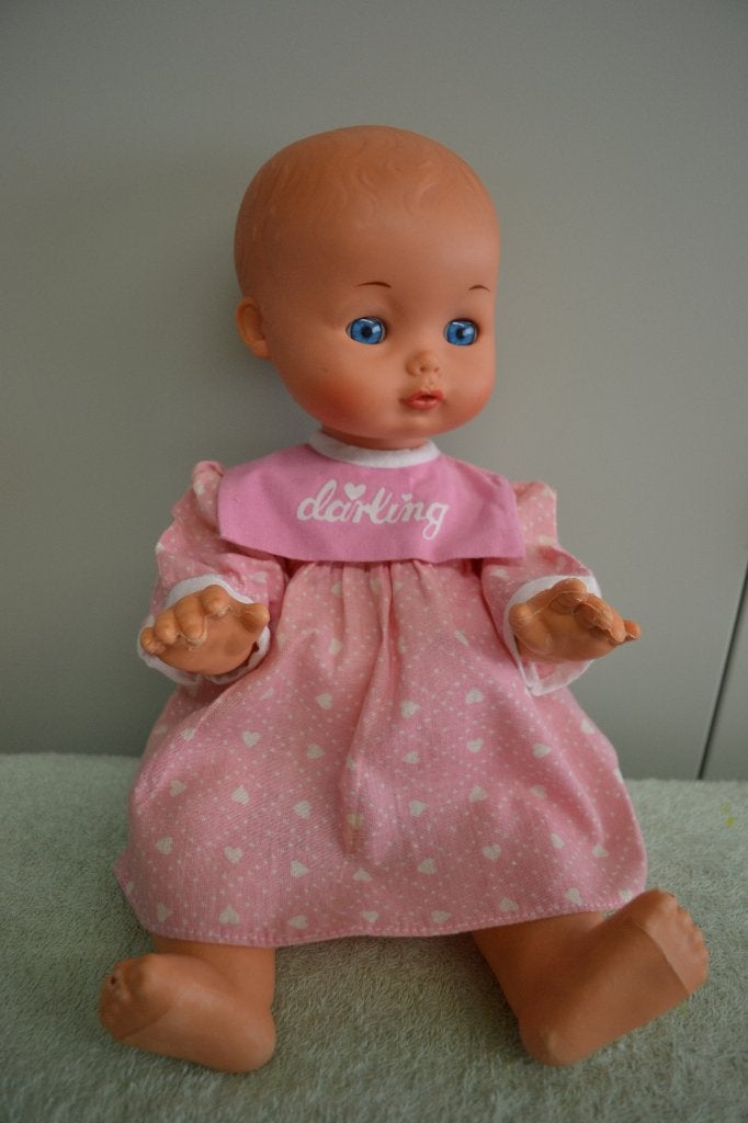 OPRUIMING: mooi Furga popje uit de jaren 1960 NR 3099, Ophalen of Verzenden, Zo goed als nieuw, Pop