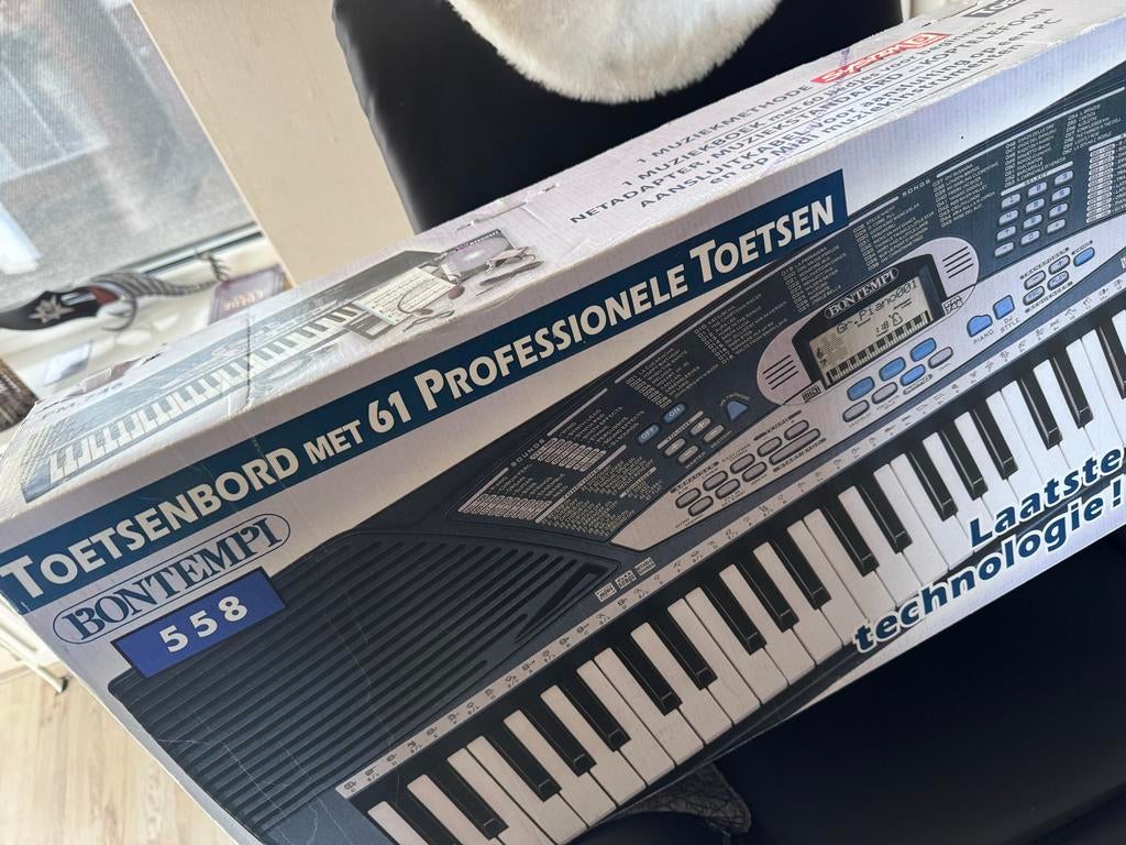 Bontempi Toetsenbord met 61 Professionele Toetsen, Overige merken, 61 toetsen, Nieuw, Ophalen of Verzenden