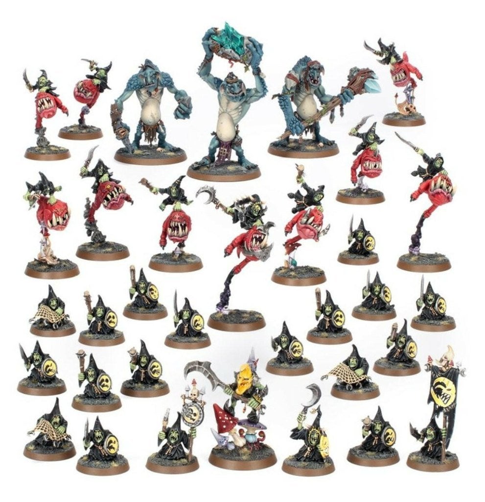 Warhammer Age of sigmar Gloomspite gitz spearheaded, Hobby en Vrije tijd, Wargaming, Ophalen of Verzenden, Nieuw, Warhammer