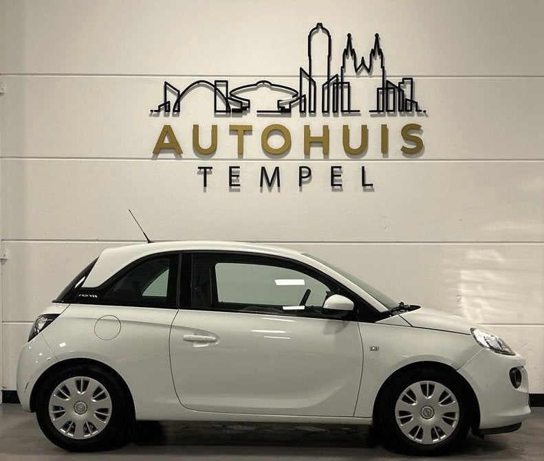 Opel ADAM 1.2 Isofix Nwe Apk Radio/CD Isofix Elektrische Ram, Auto's, Voorwielaandrijving, Euro 5, Zwart, 4 cilinders
