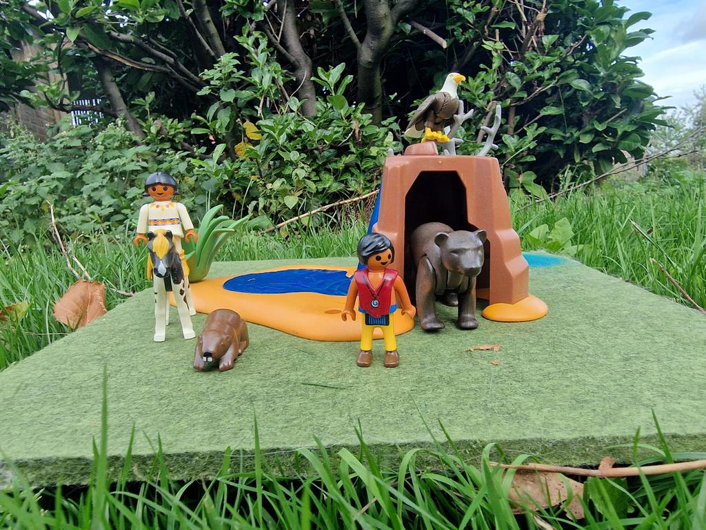 Playmobil Indianen Set met Dieren en Figuren 5252, Ophalen of Verzenden, Gebruikt, Complete set