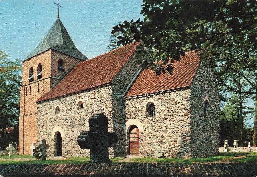 Domein Bokrijk, Openluchtmuseum, Kerkje uit Erpekom, Ophalen of Verzenden, 1980 tot heden, Gelopen, Limburg