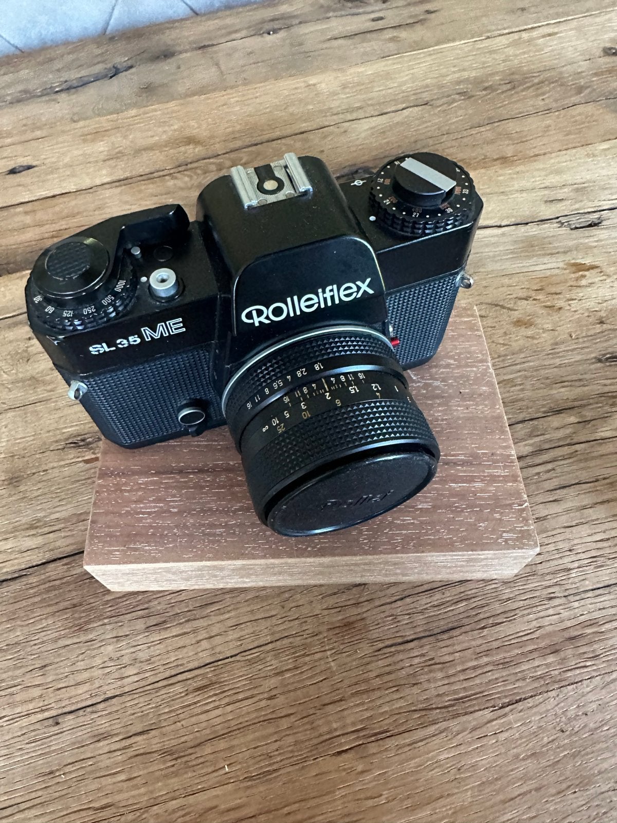 Rollei Rolleiflex SL35 ME met Planar 50mm lens en flitser, Spiegelreflex, Ophalen of Verzenden, D, Overige Merken