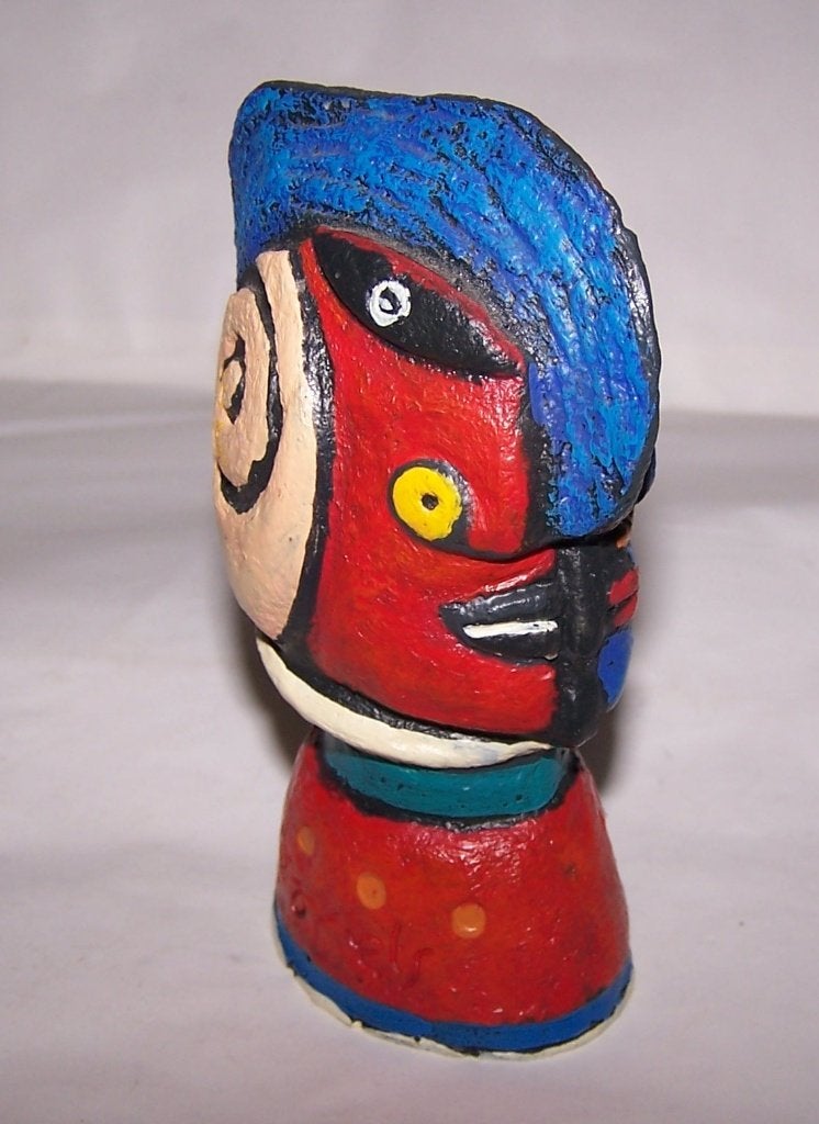 Clemens Briels - Sculptuur/flessenstop. Nieuwstaat., Minder dan 20 cm, Weerbestendig, Ophalen of Verzenden, Beeld
