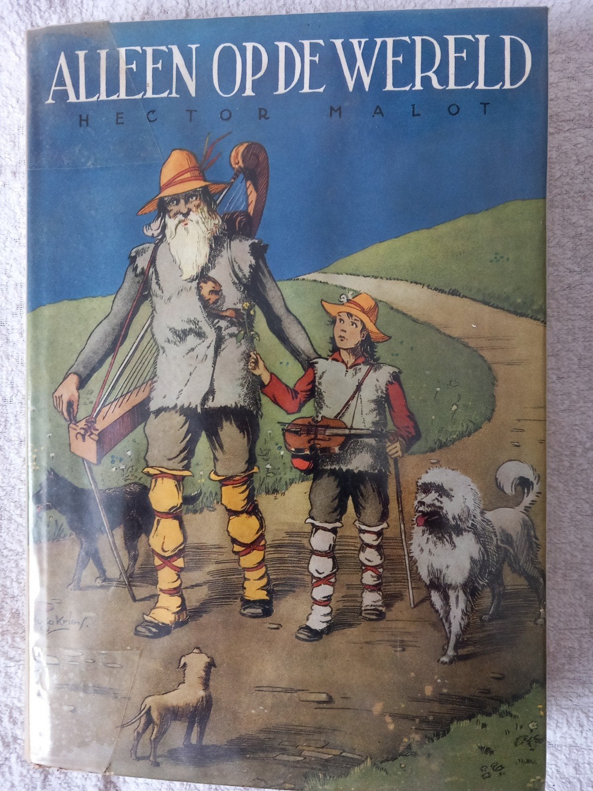 Alleen op de Wereld - Hector Malot (3e druk), Boeken, Ophalen of Verzenden, Gelezen, Fictie algemeen