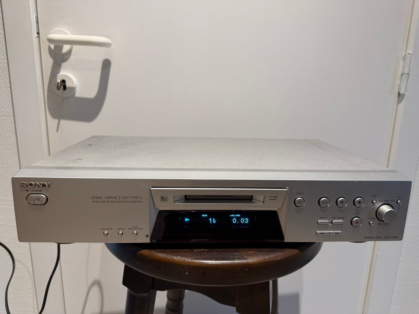 Sony MDS-JE480 MiniDisc Deck, Audio, Tv en Foto, Walkmans, Discmans en Minidiscspelers, Ophalen of Verzenden, Minidisc-recorder