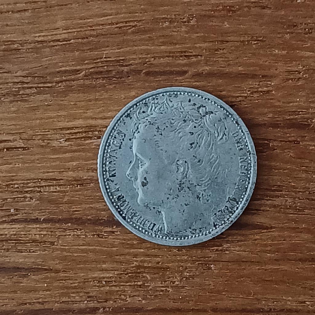 10 cent (dubbeltje) 1903 Wilhelmina, Zilver, Ophalen of Verzenden, 10 cent, Koningin Wilhelmina