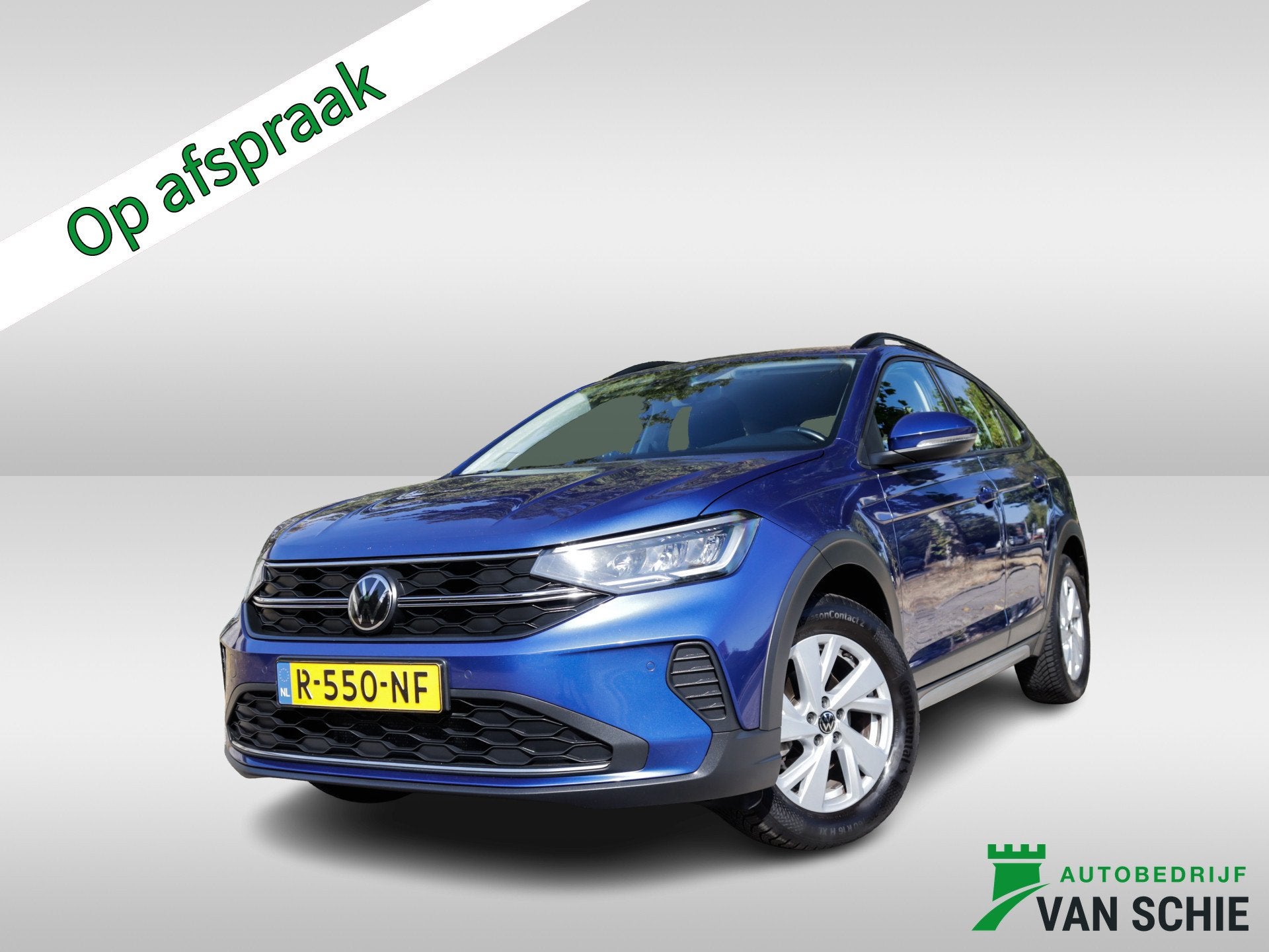 Volkswagen Taigo 1.0 TSI Life 1e-Eig. & Dealer-Onderh BOVAG-, Auto's, Stof, Gebruikt, Euro 6, Blauw