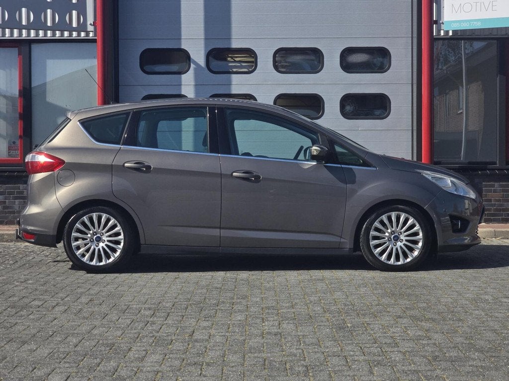 Ford C-Max 1.0 Edition Plus Navi/Clima/Cruise/Trekhaak/PDC, Voorwielaandrijving, Euro 5, Gebruikt, Zwart