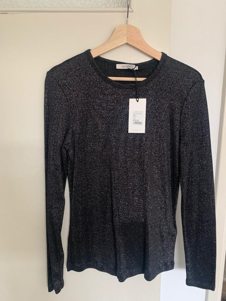 Nieuw shirtje van Sissy Boy, L, Maat 38/40 (M), Zwart, Nieuw, Sissy-Boy